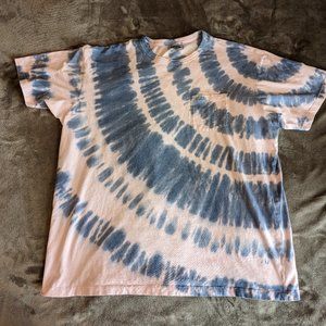Blue and Pink Tie Dye shirt